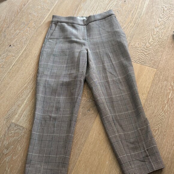 Babaton Aritzia Houndstooth Conan Ankle Cropped Pants Tailored Fit (Size 2) - Picture 3 of 5